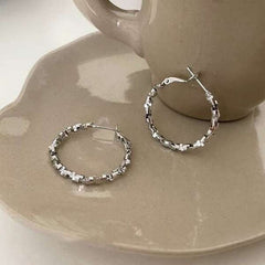 Simple Cool Round Hoop Earrings