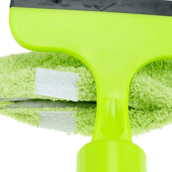 3 In 1 Fiber Wiper Sprayer Wash, Wipe And Soak | Window Squeegee Kit, 3 In 1 Professioanl Window Squeegee Cleaning Tool With Detachable Microfiber Cloth Rubber Scraper