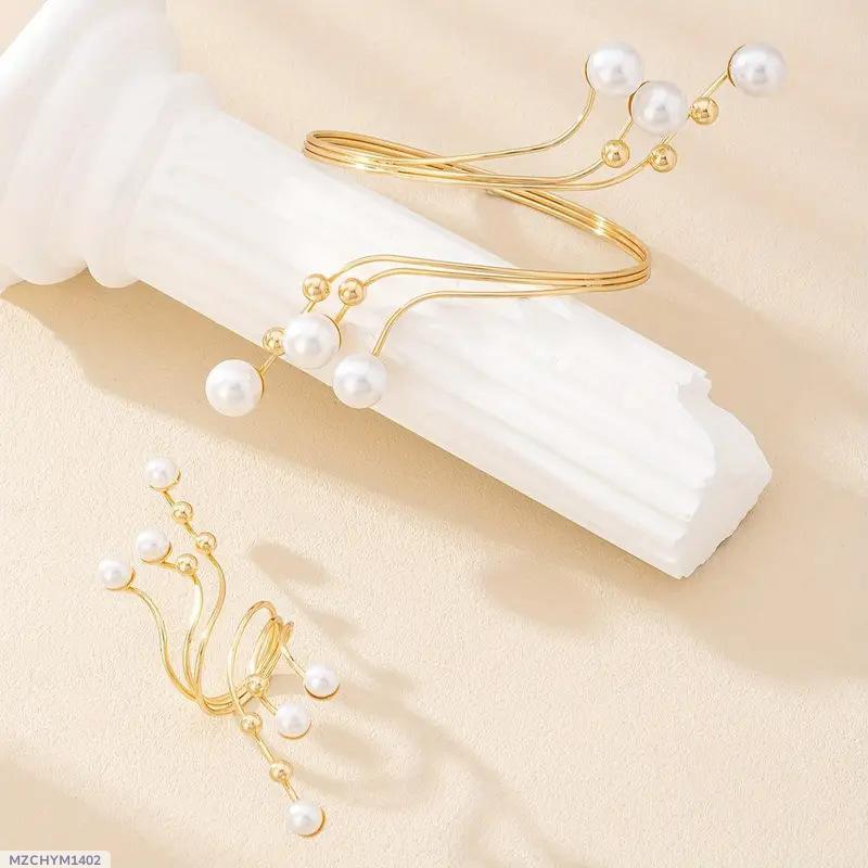 American pearl ring Women