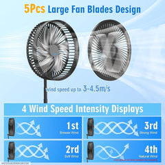 Portable rechargeable Fan 1 pc, 10 watts, Eco friendly ABS Plastic