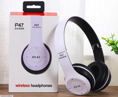 Factory direct headset p47 foldable wireless Bluetooth earphones deep Bass for sports outdoor use gift idea