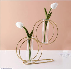 Golden metal flower device