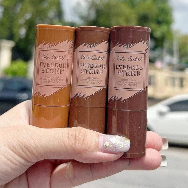 A Trio Of Shades In Our Eyebrow Hairline Stamp Pack ( Light Brown , Dark Brown & Black )