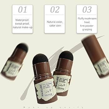 A Trio Of Shades In Our Eyebrow Hairline Stamp Pack ( Light Brown , Dark Brown & Black )