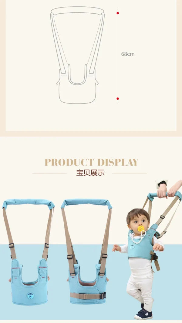 Baby Walker Toddler Walking Assistant, Stand Up And Walking Learning Helper For Baby (random Color)