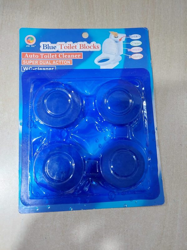 Blue Toilet Blocks Auto Toilet Cleaner 3x4 Pcs Set