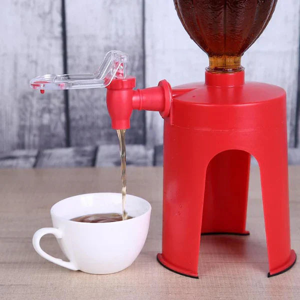 Cold Drink Cola Dispenser Stand With Tap | Bottle Beverage Dispenser Stand With Tap/plastic Bottle Dispenser Fountain For Cold Drink & Fizz Saver | Party Bar Buffet Dispenser