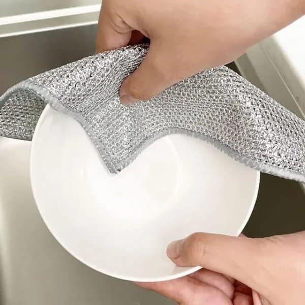 Dish Washing Cleaning Cloth | Wire