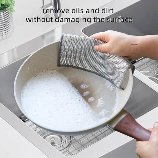 Dish Washing Cleaning Cloth | Wire