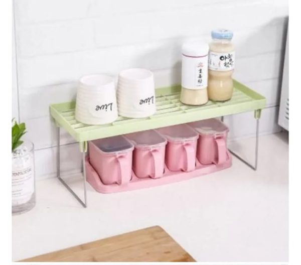 Folding Stack Up Shelf For Spice Jars