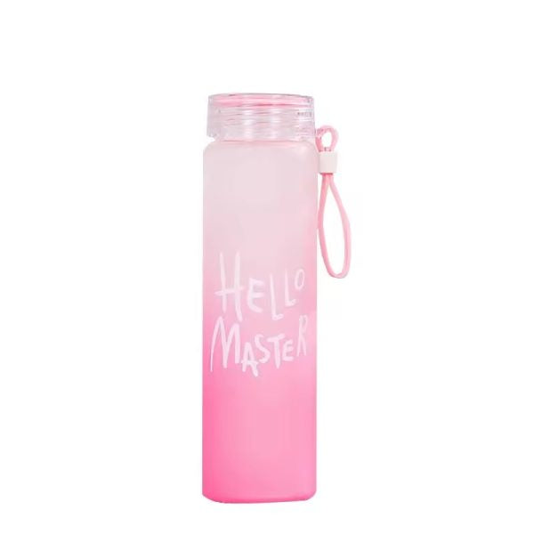 Frosted Glass Water Bottle