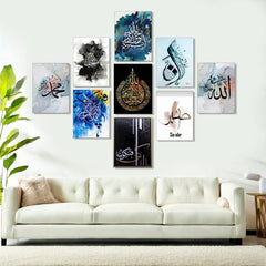Home Decoration Item 9 Pcs Wall Decor
