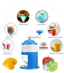 Ice Breaker Hand Crank Kitchen Tool Ice Crusher Snow Cone Maker Machine