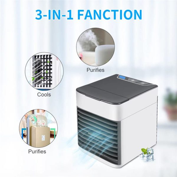 Mini Air Conditioning Cooling Fan Multifunction USBNew Household Portable Air Conditioner Humidifier Strong Wind | Portable Fan | Portable Air Cooler (usb Operated) (random Color)