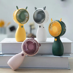 T         Mini Fan Quiet Operation Portable Lightweight Handheld Cooling Fan For Home (random Color)