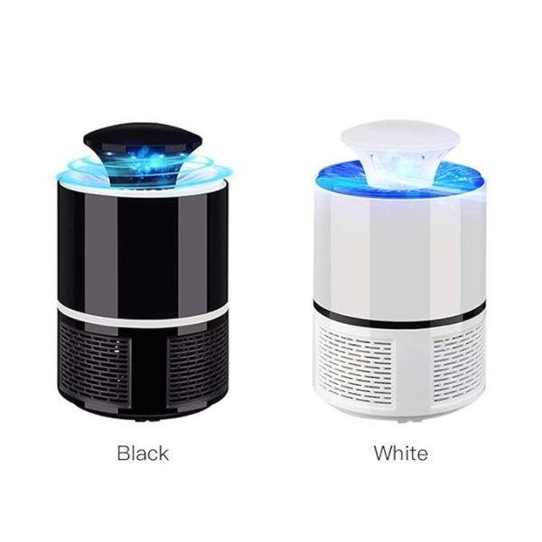 Mosquito Trap With Killer Lamp | Eco Friendly Chemical Free Usb Connected UV Led Light Fly Bug Di-speller With Suction Fan Repellent Lamp (random Color)