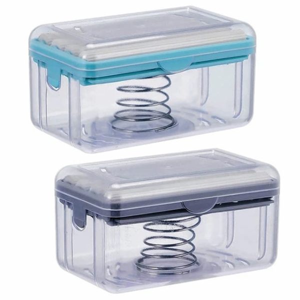 Multifunction Foaming Soap Dish With Drain Soap Box With Bubbler Suitable For Laundry Soap Holder (random Color)