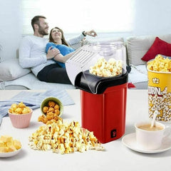 New Popcorn Made By Hot Air Home Mini Retro Popcorn Maker Machine | 3 Minutes Fast Healthy And Fat-free Popcorn Popper, 98% Popping Rate.