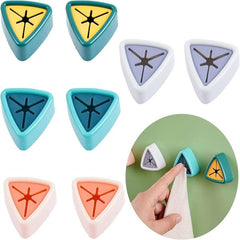 (Pack Of 4) Towel And Rag Storage Plug Punch Free Towel Plug Holder Kitchen Bathroom Triangle Towel Plug Holder/ Bathroom Organizer Self Adhesive Wall Mount Push In Hook (random Color)