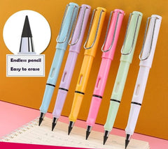 Pack of 6 Infinity Pencil With Builtin Rubber (random Color)