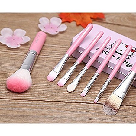 Pack Of 7 Hello Kitty Makeup Brush Set | Makeup