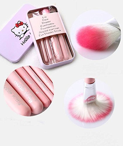 Pack Of 7 Hello Kitty Makeup Brush Set | Makeup