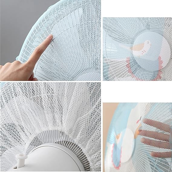 Pedestal Fan Cover Net For Kids Safety | Mesh Fan Cover Thin Mesh Fan Guard Fan Mesh Covers For Kids Children Finger Safety