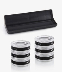 Spice Rack Set Kitchen Spice Jar, Rack Can Containers, Pepper Shakers Box Salt Cellar Sugar Bowl (set Of 6)