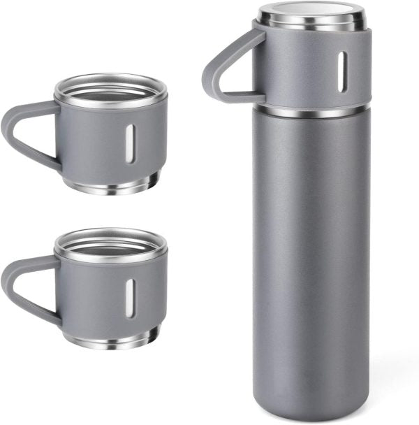 Stainless Steel Vacuum Flask Set Vacuum Insulated Bottle Gift Set