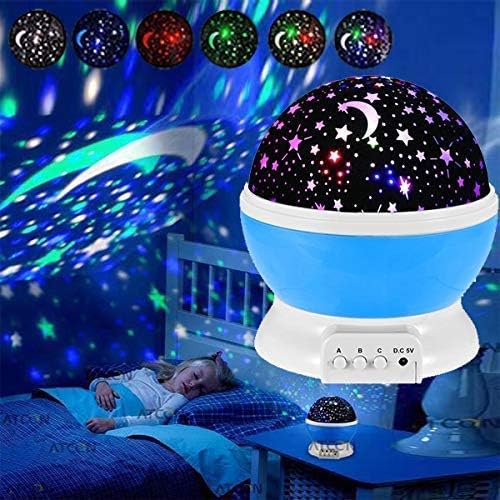Star Master Dream Rotating Color Changing Projection Lamp Star Light Projector (random Color)